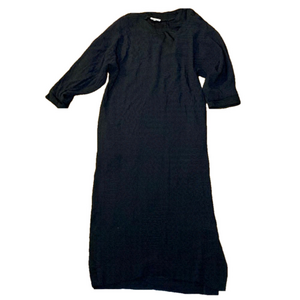 🌷  Rodier Paris🌷 Classic Vintage Long Black Stylish Dress